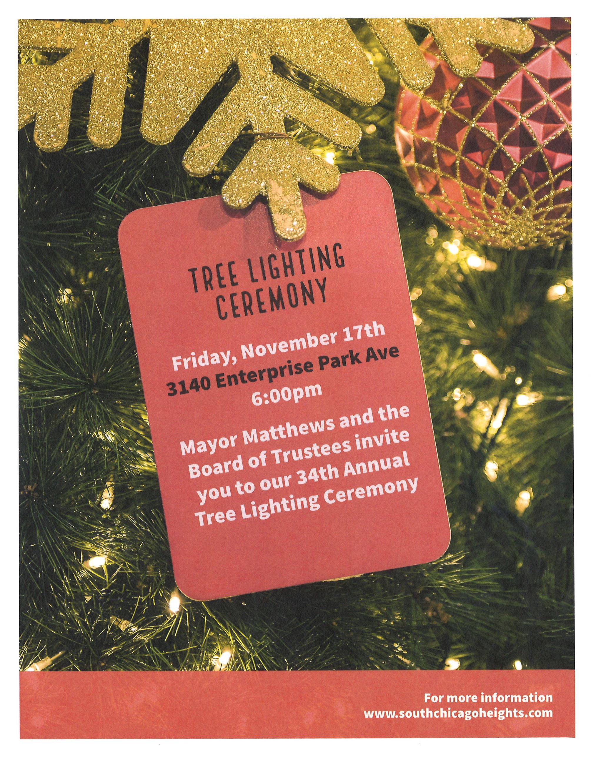 Tree Lighting Flyer