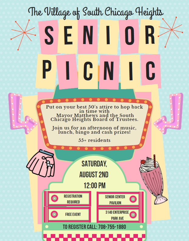 Senior Picnic Flyer Image