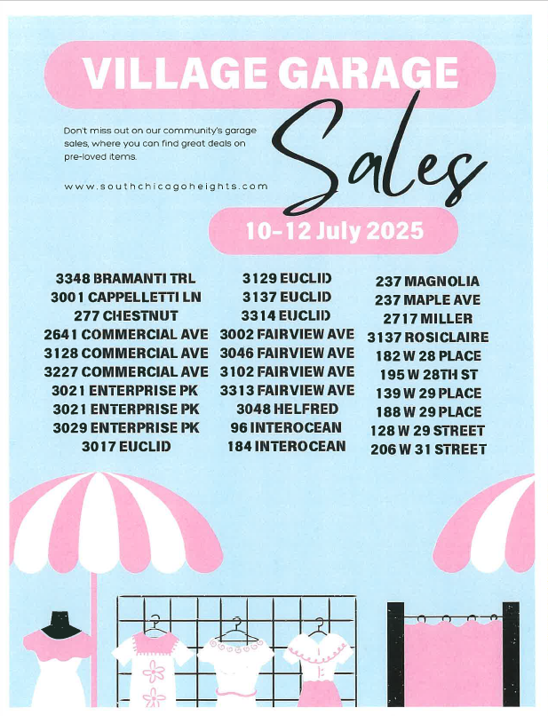 Garage Sale Flyer 2025